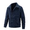 Autumn and Winter Jacket Velvet New Men's Coat Winter Clothing Handsome Men's Clothing