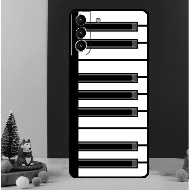 Музыкальный чехол 'Клавиши пианино' для Samsung Galaxy S24 S26 Ultra S22 S23 S25 Ultra S20 S21 Plus S10 S25 FE Чехол Funda