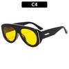 Women's sunglasses - unisex retro oversized thick frame sunglasses