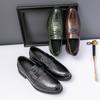 Мода Модные Мужские Лоферы Мужские Повседневные Удобные Универсальные Брендовые Маленькие Кожаные Туфли Туфли Джентльмена Мужская Обувь Размеров 38-46