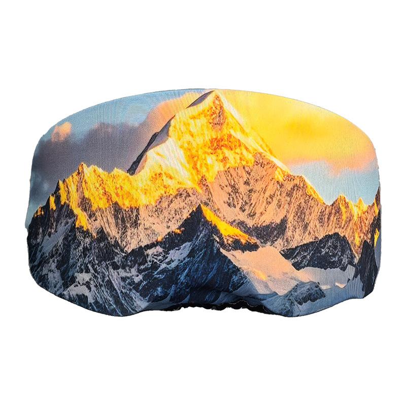 Ski and snowboard goggles protective case, portable storage, spherical snow goggles, anti-scratch lens cloth/Ski goggles cover