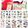 Mcuru World Cup Soccer Soccer Tattoo Replica Cheering Tattoo Sticker, 1 Piece
