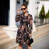 Women's Summer Print Long-sleeved Pendulum Dress