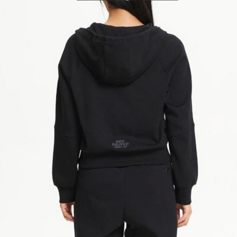 New Balance Толстовка с капюшоном на молнии C28 Nbmde4W832 19 Вт фирменная неначесаная толстовка с капюшоном на молнии