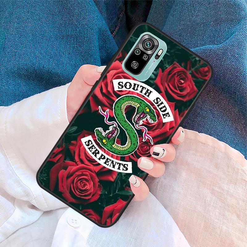 Riverdale South Side Serpents Case For Xiaomi Redmi Note 11 10 9 8 12 Pro Plus 9S 10S 11S 12S Cover For Redmi 12C 10 9 C