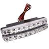 Newest 2pcs Super White 8 LED Daytime Running Light DC Headlight Universal Par Lamp