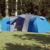 VidaXL Camping Tent 12 Person, Shade Tent with Carry Bag, Portable Awning with Sidewalls for 94347