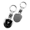 3D Metal Key Rings Car Logo Emblems Keychain Car Styling Accessories For Tesla Model Y Model S Model 3 Model X Space X