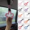 Flower-shaped Plastic Pull Ring Car Handrail Belt Decorative Rear Bumper Warning Ring Subway Train Bus Handle Strap