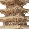 Tsukurundesu® 3D Wooden Puzzle Ornament Series (Five-Story Pagoda) with Japanese Instructions