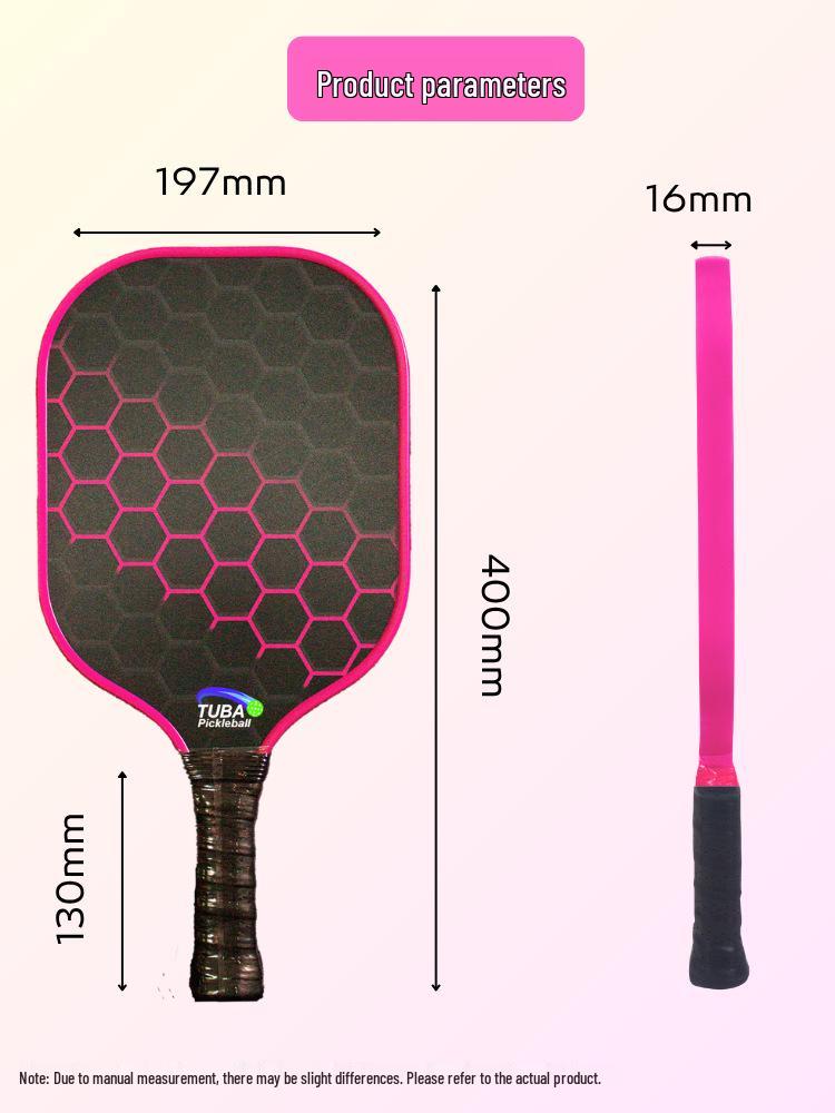 Cross Pickleball Racket Set: Thickened Fiberglass Design for Popular Global Sport