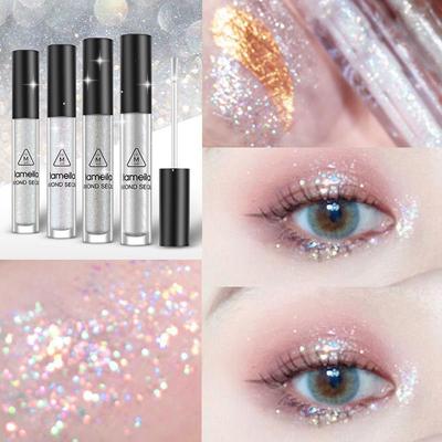 Натуральные осветляющие водостойкие жидкие тени для век Sleeper Silkworm Eye Makeup Жемчужный блеск Стойкий макияж студентка женский макияж