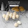 Multifunctional Stainless Steel Steaming Rack for Eggs and More
