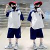 Boys Fashion Set 2025 Summer Children's Handsome Sports Embroidered POLO Shirt Two-piece Set