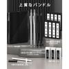 Four Candies Metal Mechanical Pencil 4-Piece Set 0.5 & 0.7 mm, 480 HB Refills, Eraser, Case Black & Silver