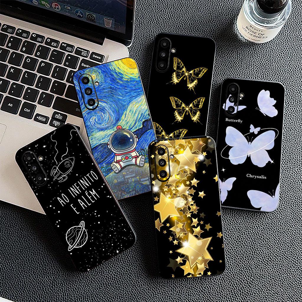 Cover for Motorola Moto E13 E20 E32 E22 G22 G23 G32 G60 G72 G7 G8 G82 G9 Plus Power Case Moon Stars Butterfly Sky Astronaut