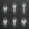 Hex Head Stainless Steel Coupling Female To Male Coupler  for Water Gas Oil Pipe