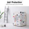 Cartoon PEVA Waterproof Washer Dryer Case Washing Machine Cover Protective Jacket Sunscreen