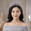 Shiny Baroque Crown Gold Rhinestone Crown Luxury Princess Tiara  Dress Accessories