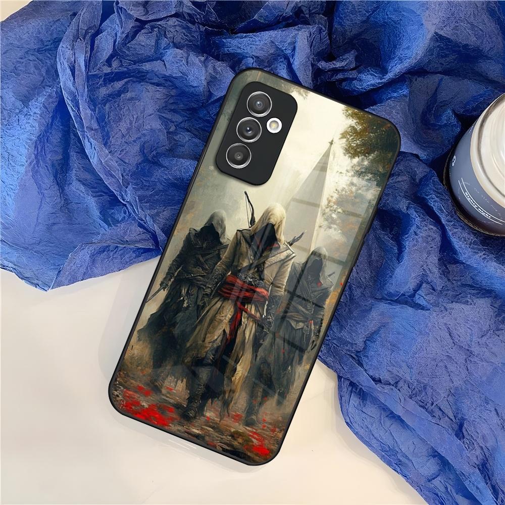 Чехол для телефона Assassin's Creed Shadows для Samsung S25 S24 S30 S21 S23 S20 S22 Fe S10 E S9 Note 20 Pro Ultra Plus стеклянная крышка
