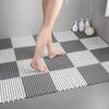 30X30cm Bathroom Non-slip Mat Kitchen Bath Shower Toilet Plastic Waterproof Spliced Patchwork Floor Mat