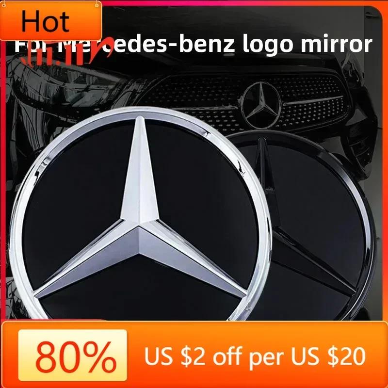 Автомобильная наклейка 2025 Горячая Для Benz AMG Звезда решетки радиатора значок зеркало низ 3D ABS логотип для Mercedes-Benz для Mercedes-Benz