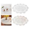 Вязаная крючком кружевная салфетка нескользящая креативная салфетка для свадебного декора дома праздник