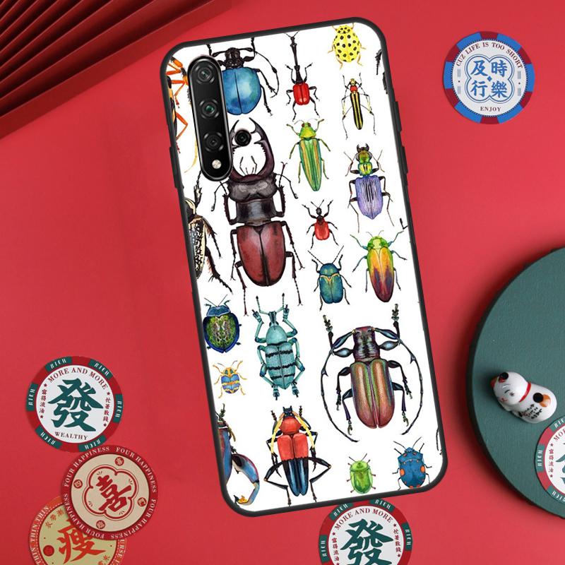 Жуки Насекомые Для Huawei Nova 12s 7i 8i 11i 12i Y73 Y70 Y90 Y60 Y72 Y61 Y91 9 10 SE P30 Pro P40 Lite Чехол