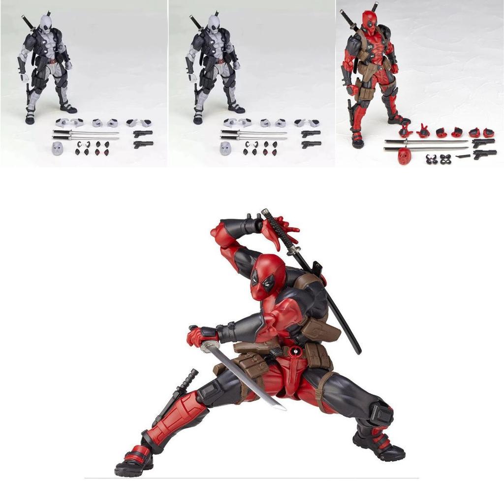 Новая фигурка Yamaguchi Series 001ex Deadpool X-force серого цвета, коллекционная модель