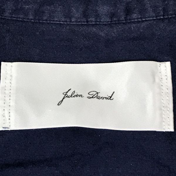 Made in Japan Julien David Long Sleeve Shirt Men M Blue Navy(USED)
