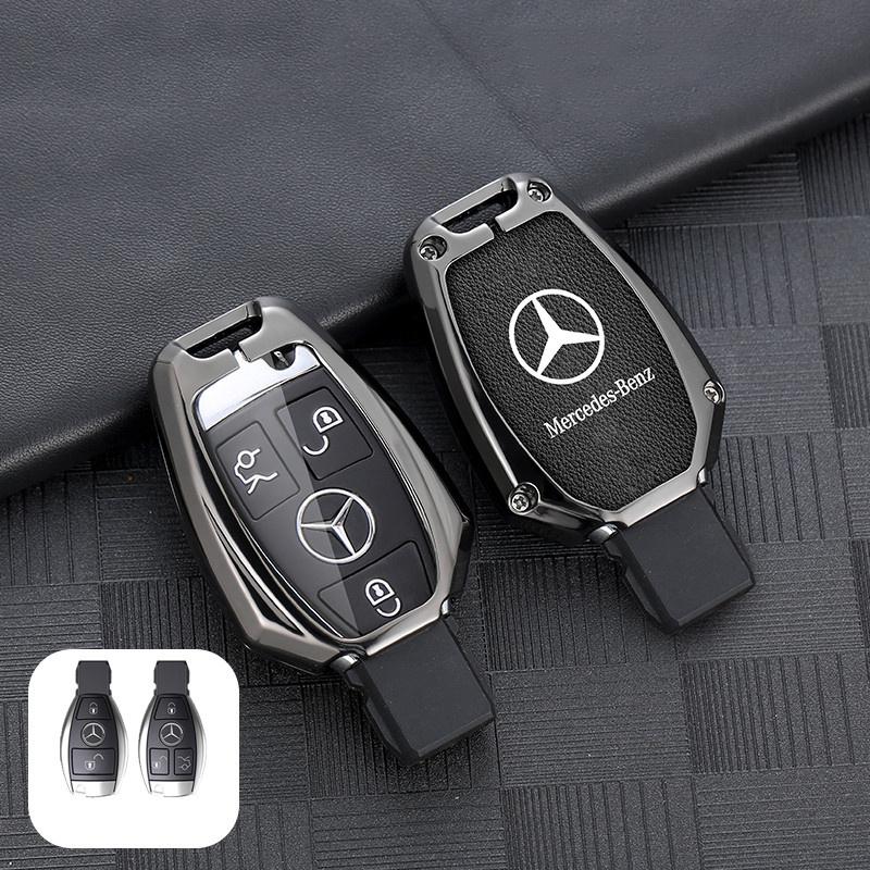D4Leather Чехол-оболочка для корпуса брелока автомобильного ключа для Mercedes Benz A B C E R Class GLS GLA GLK GLC CLS CLA AMG W204 W205 W212 W463 W176