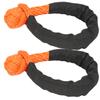 Rope Shackle 11mm Dia Soft Shackle 21 Tons Breaking Strength Wear Resistant Portable for Truck for Boat for ATV
