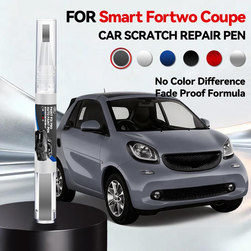 For Smart Fortwo Coupe Paint Repair Pen Touch Up Scratch Remover DIY Auto Accessories Black Cool Silver Orange Moon White Grey