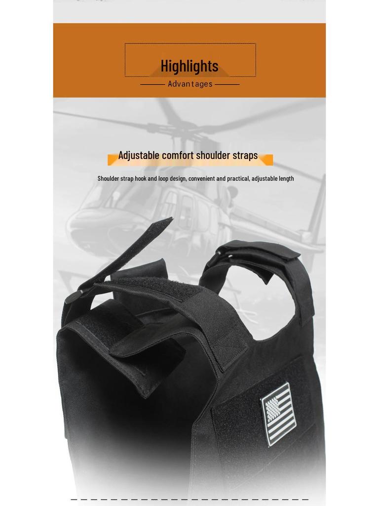 Cross-border Tactical Vest: Lightweight, Quick Release, Heavy Training Protective Gear for Outdoor Battle & CS