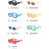 Women Square Colorful transparent Sunglasses Fashion Jelly Color Hip Hop Sunglasses Ladies classic Wild outdoor Shades Rectangle Sun Glasses