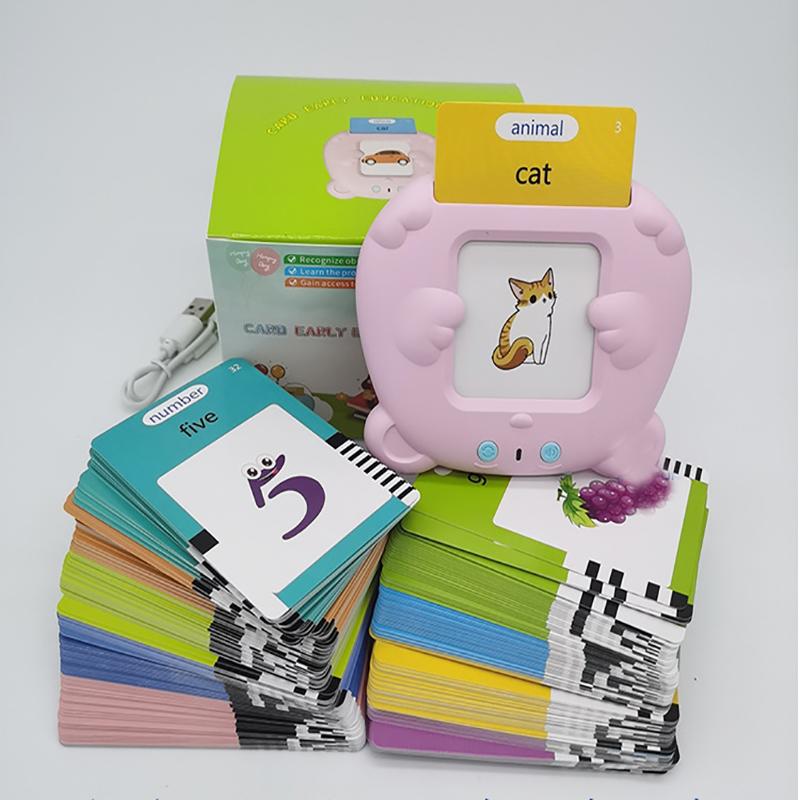Флэш-карты Детская обучающая машина для вставки флэш-карт Машина для раннего образования Карты для развития интеллекта Когнитивные карты