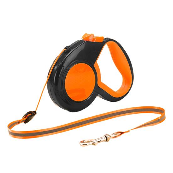 Выдвижной поводок для домашних животных, светоотражающий поводок для дрессировки собак, поводок для прогулок с нескользящей ручкой, поводок для тяги щенков для ночных прогулок