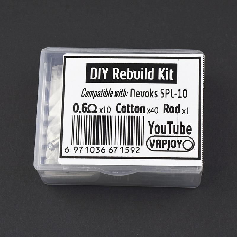 Diy Rebuild Kit Nevoks Spl-10 0.6Ohm Mesh Coil Resistance Wire Replacement Accessory Tool