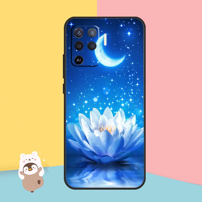 Летний чехол Lotus для OPPO A74 A93 A83 A91 A53S A9 A5 A31 A53 2020 A15 A16 A1K A52 A72 A94 A54, чехол