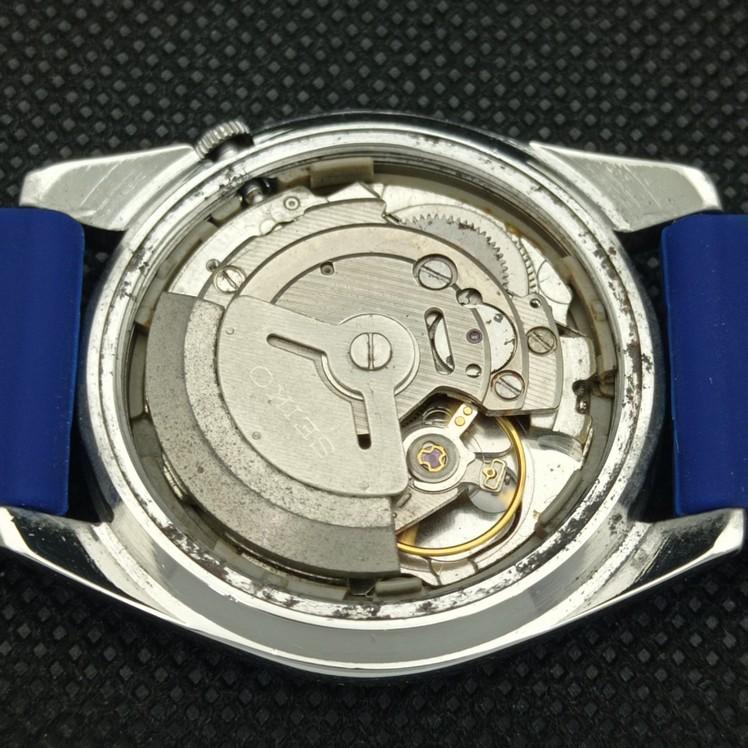 Б/У винтажные мужские часы SEIKO 5 с автоподзаводом, Япония, D/D, синий циферблат 621a-a413406-2 SKU621a-a413406