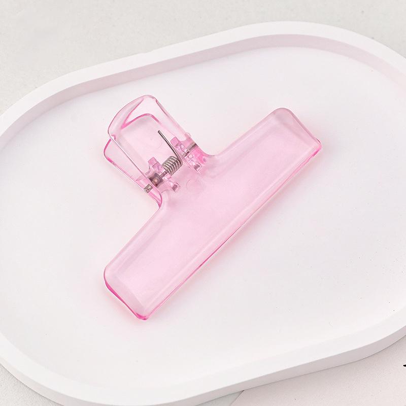 Цветной зажим для папки, прозрачный акриловый зажим для планировщика, канцелярские принадлежности, длинный хвост, карман, папка, зажимы для файлов, держатель, школьные принадлежности