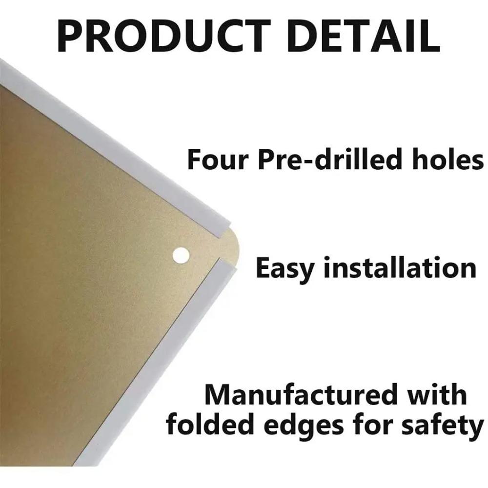 Металлические жестяные таблички - Частная собственность Проход запрещен и Знак видеонаблюдения, 1 шт. Декор камеры видеонаблюдения для дома, для помещений и улицы
