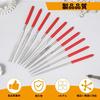 XINSHEYE Diamond Metal Files, 3*140mm, Set of 10, Precision Metal Rod Files for Deburring, Ironwork, Woodworking, and DIY Polishing