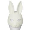 Реалистичная Маска Белого Кролика Новинка Лицо Кролика Маска для Косплея Кролика Поделки Своими Руками Ручная Работа Аниме Маска Реквизит Фото Реквизит
