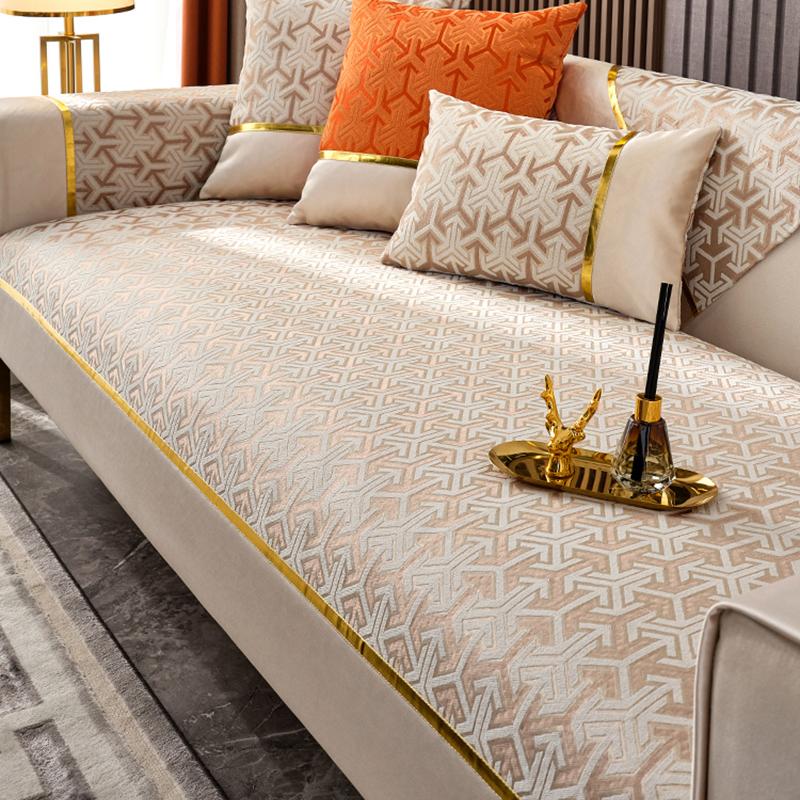 Chenille Fabric Luxury Sofa Cover Four Seasons Universal Anti-slip Slipcover Home Living Room Couch Protective Cover Sofa Towel