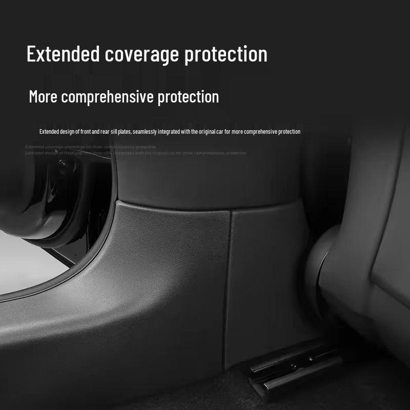 Tesla 25 Обновленная Модель Y Комплект TPE Накладок на Пороги и Защитных Накладок от Загрязнения/Царапин на Всю Площадь