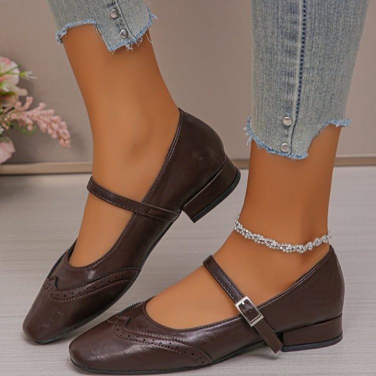 Ретро-стиль, брендовые дизайнерские туфли на толстом каблуке для женщин, туфли Мэри Джейн, модные туфли с круглым носком, удобные туфли-лодочки для офиса