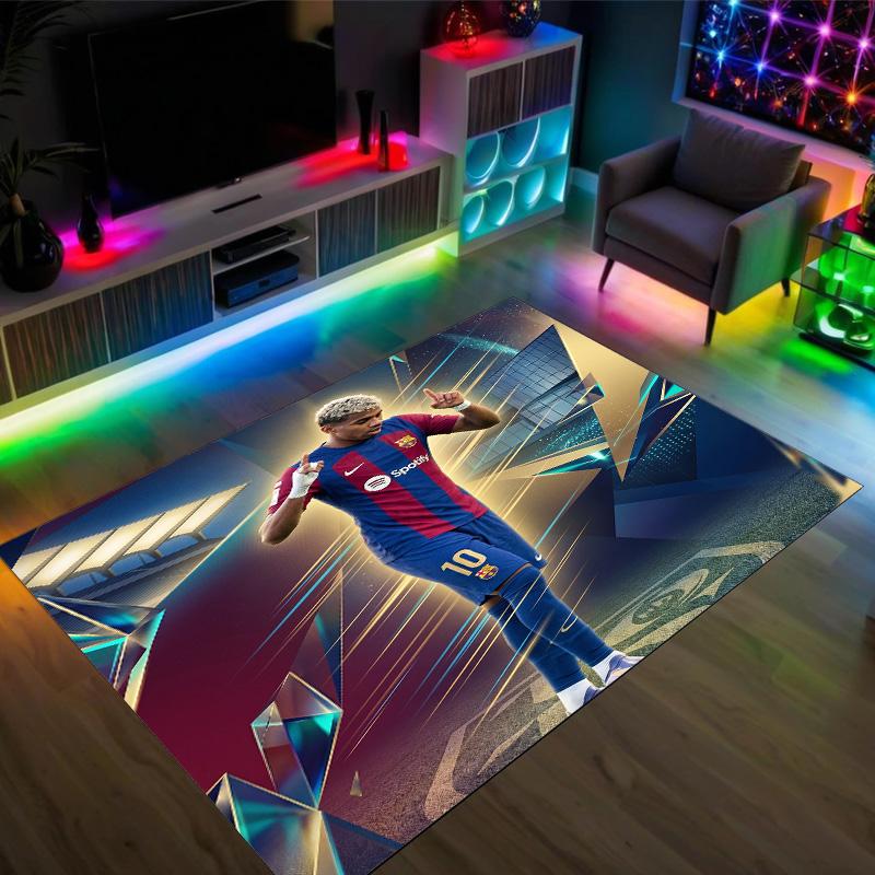 Yamal Design Crystal Velvet Carpet Cozy Non?Slip Printed Rug For Bedroom Living Room Entrance