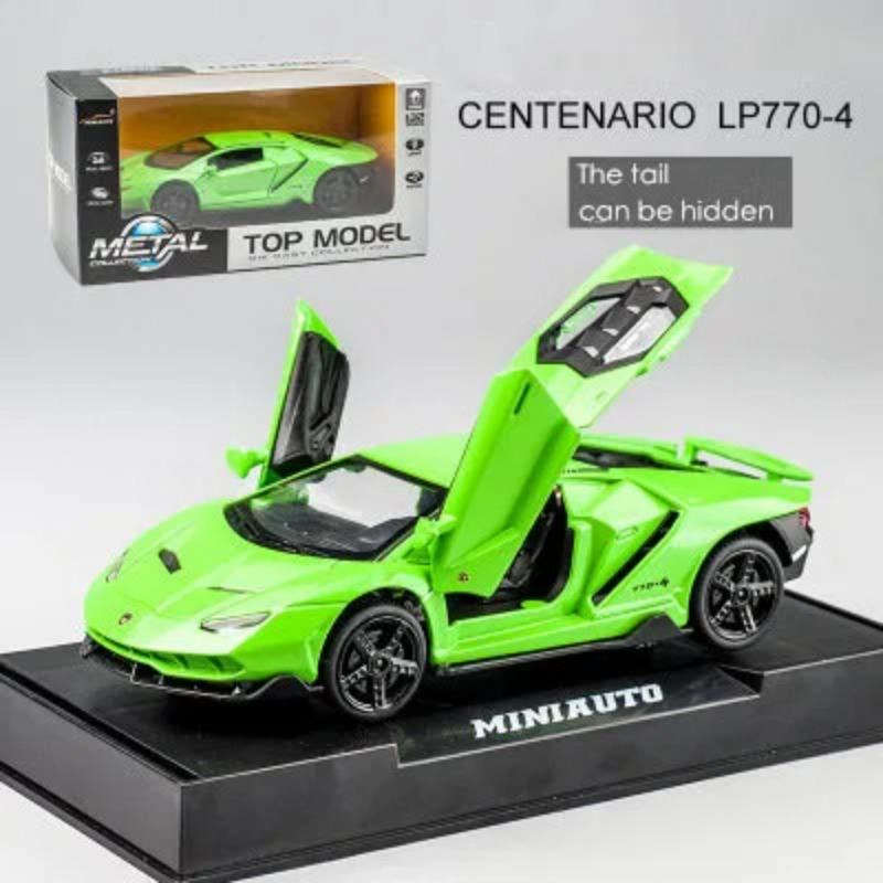 1/32 Lamborghini LP770 автомобиль литой спортивный автомобиль модель литой звук супер гоночный подъемный хвост детская игрушечная машинка для детей мальчик подарок