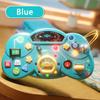 Children Busy Board Sensory Toy With LED Light Switch Control Board Travel Activities Thinking Game For 2-4 Years Old